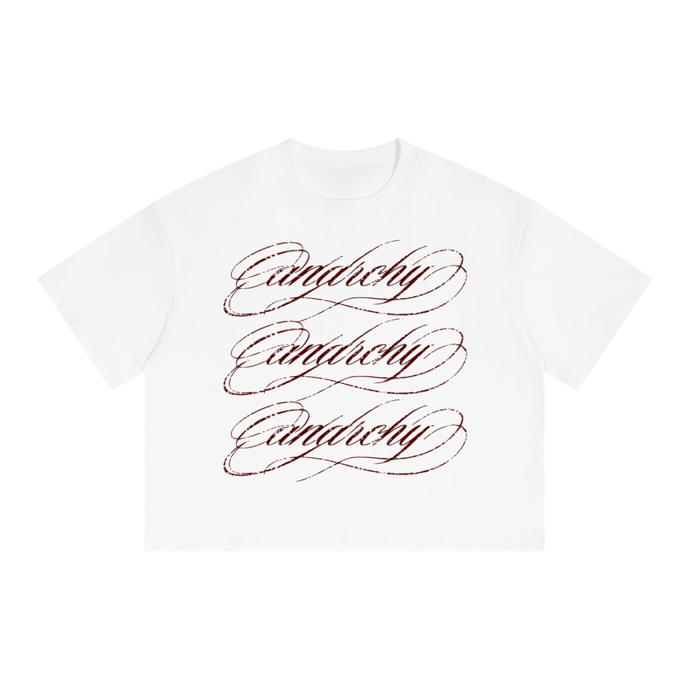 WHITE "ANARCHY" TEE